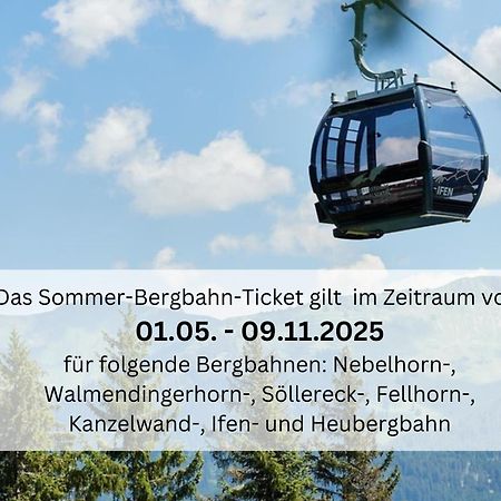 Bergfex Falkenberg 304 Mit Sommer-Bergbahnticket Oberstdorf Exterior photo